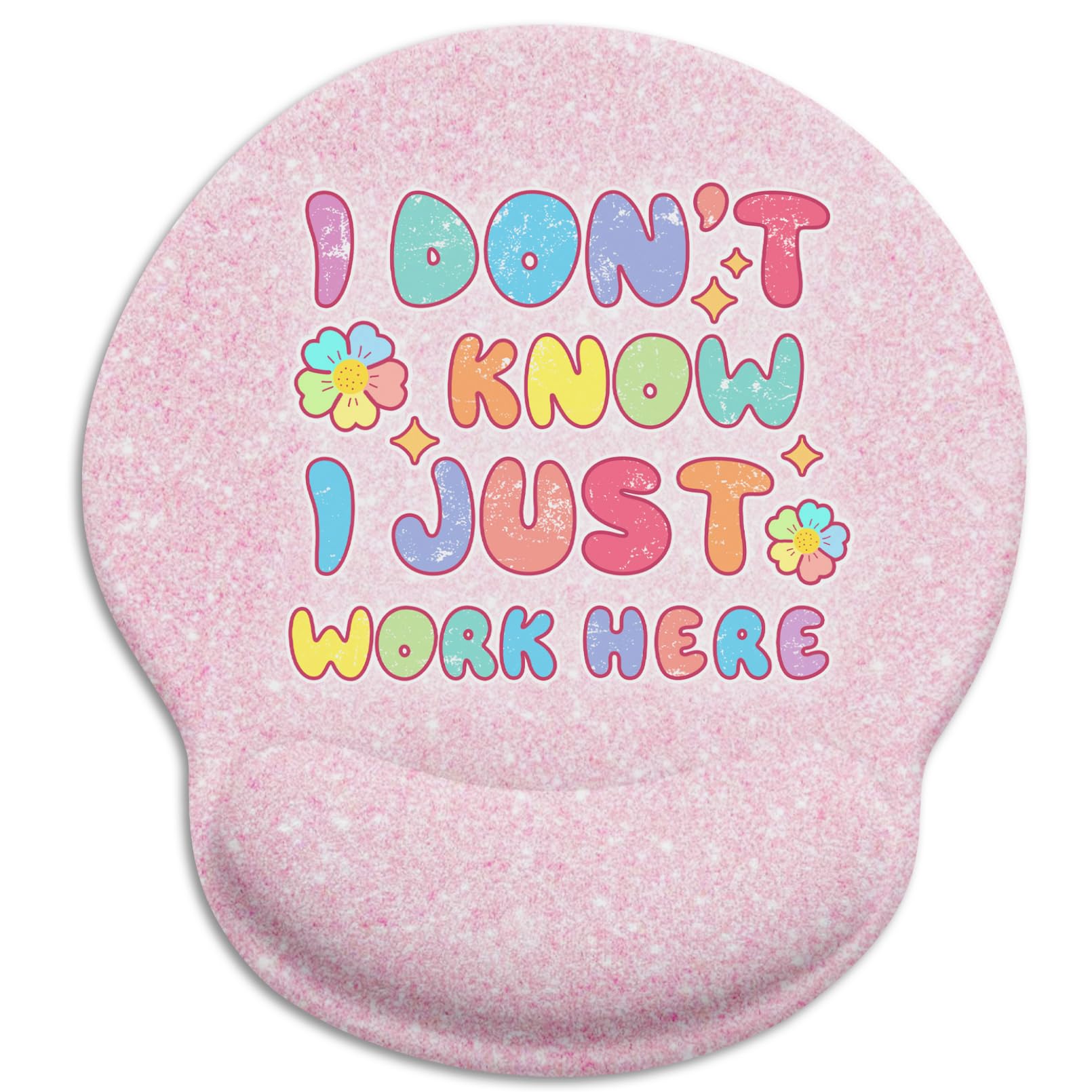 LIMKRIAN Funny Ergonomic Mouse Pad with Wrist Rest, Cat Desk Decor Gifts