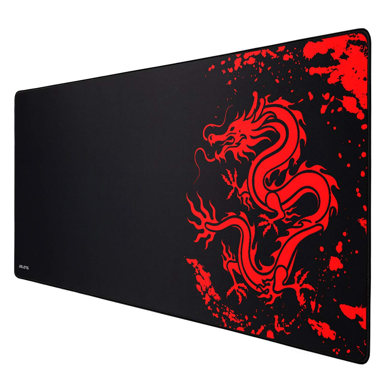 JIALONG Large Gaming Mouse Pad Extended Desk Mat XXL Mousepad with Non-Slip Keyboard Pad for Office Laptop, Computer and PC - 35.4 x 15.7 inches World Map