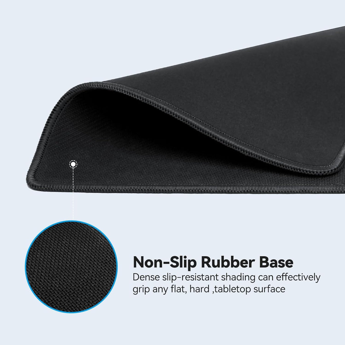 TECKNET 4 Pack Mouse Pad with Durable Anti-fray Stitching, Small Mousepad