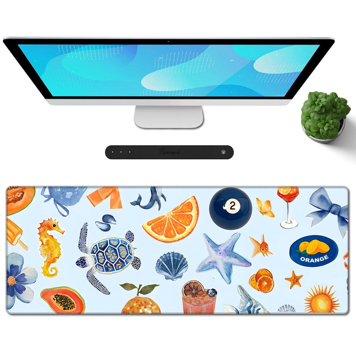 Galdas Mouse Pad For Gaming,Forest Background Pattern XXL XL Large Mouse Mat Long Extended MousePad Desk Mat Non-Slip Rubber Mice Pads Stitched Edges Thin (31.5 x 11.8 x 0.12 Inches) Tree