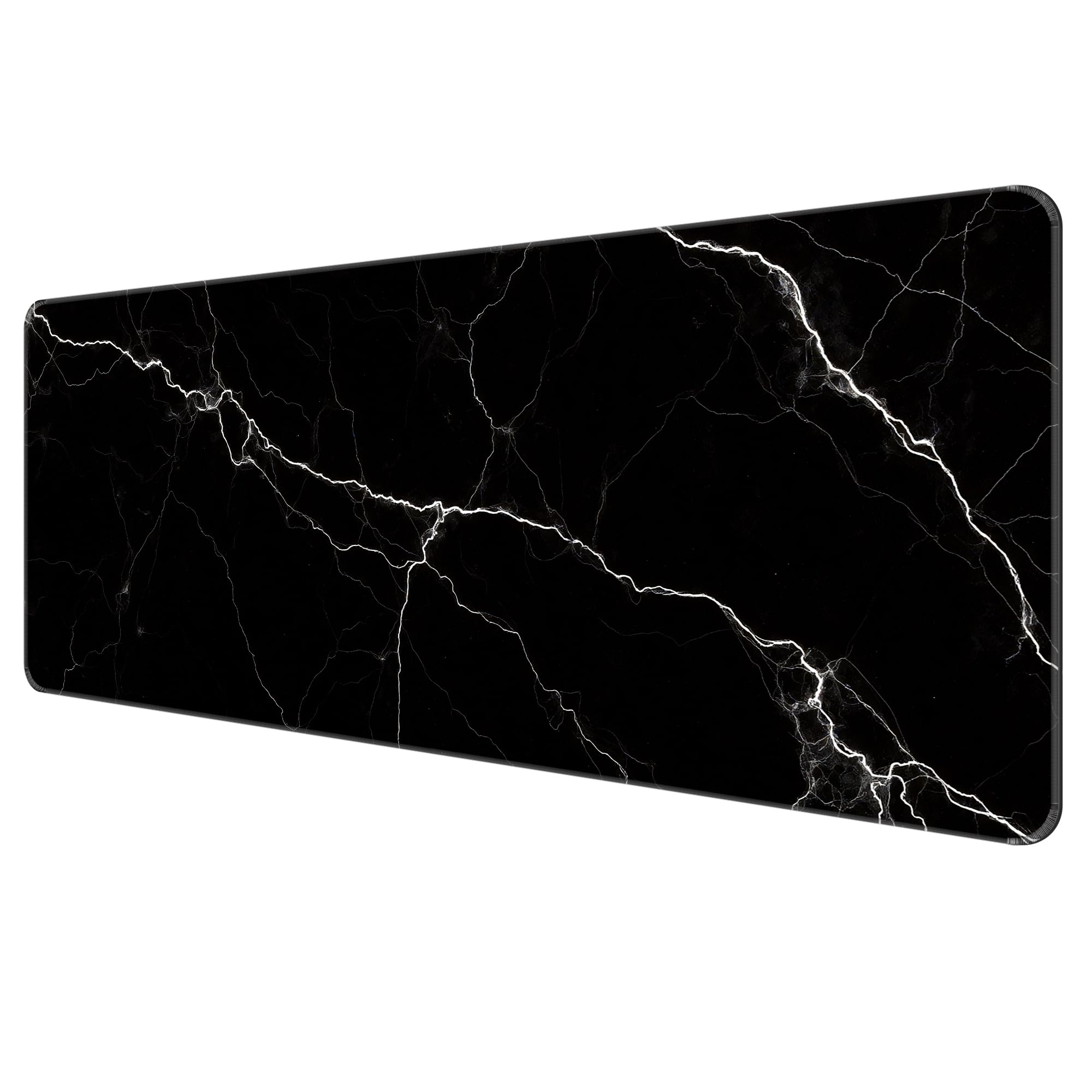 Large Thin Mouse Pad with Stitched Edges, Galaxy Space