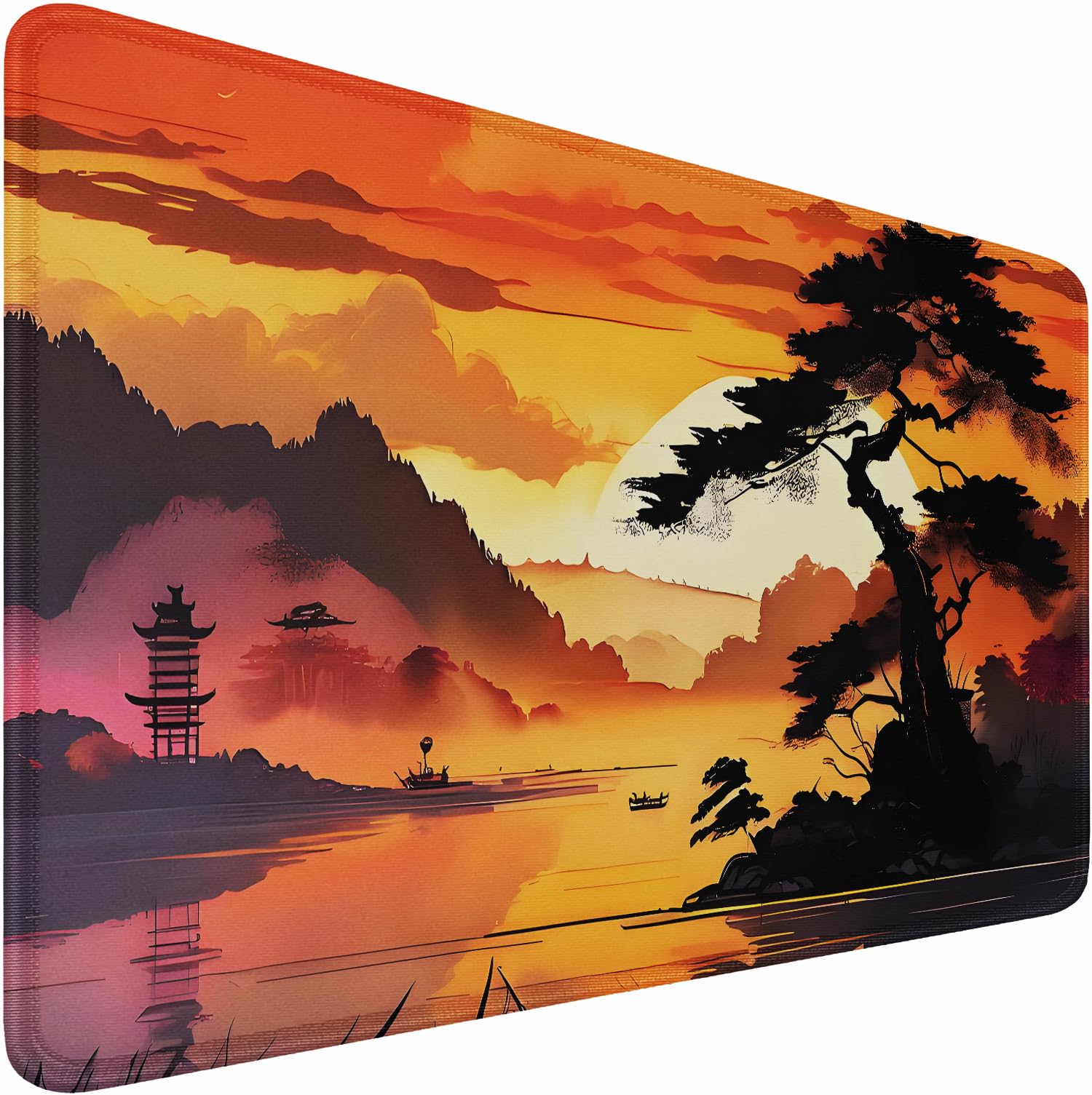 Large Gaming Mouse Pad, 31.5x15.7 in Large Desk Computer Keyboard Mouse Mat