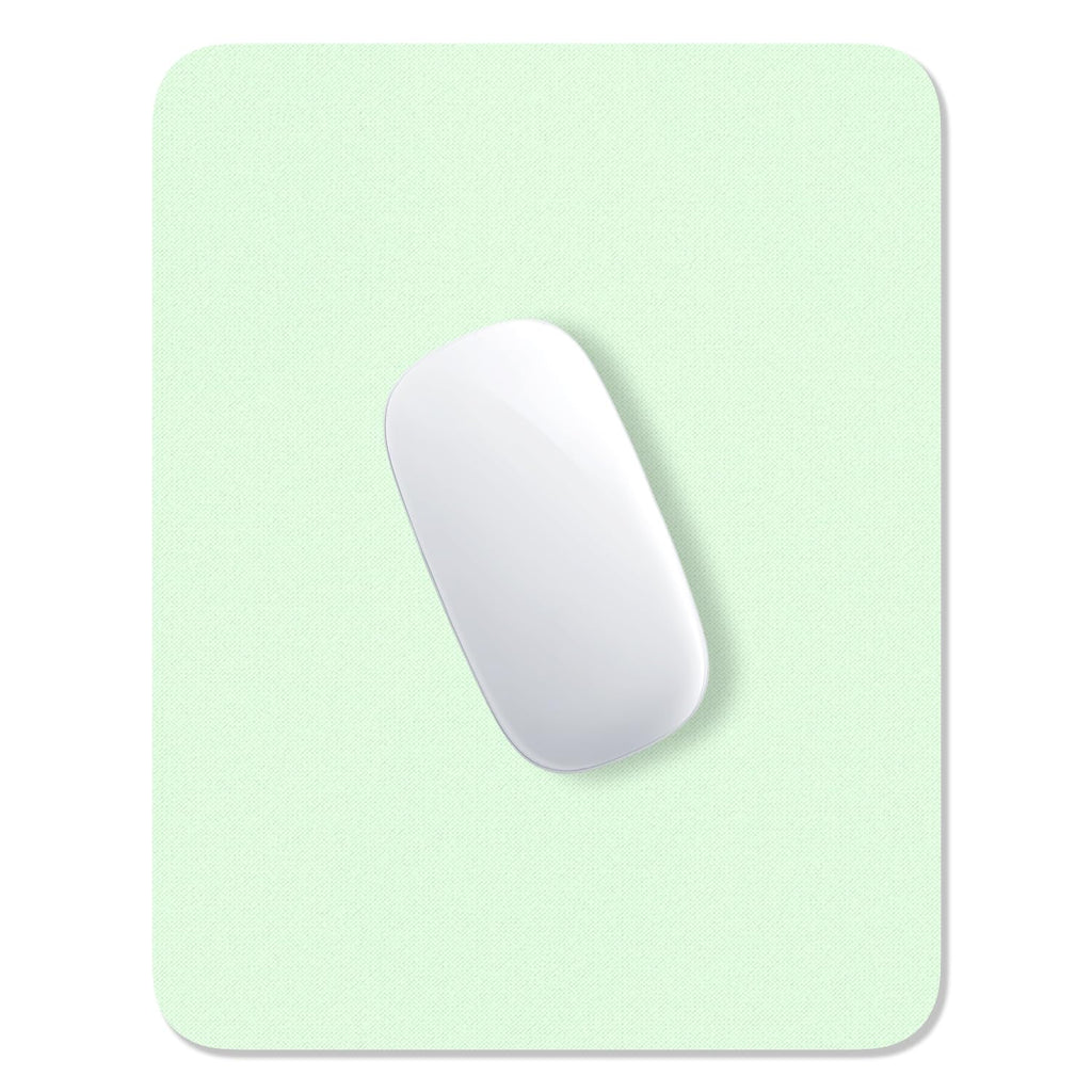 Hsurbtra Mouse Pad, Premium-Textured Square Mousepad 10.2 x 8.3 Inch, Stitched Edge Anti-Slip Waterproof Rubber Pretty Cute Computer Mat for Office Gaming Laptop Women Kids Sage Green