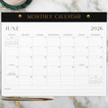 Aesthetic 2026-2027 Desk Calendar - Runs From January 2026 Until July 2027