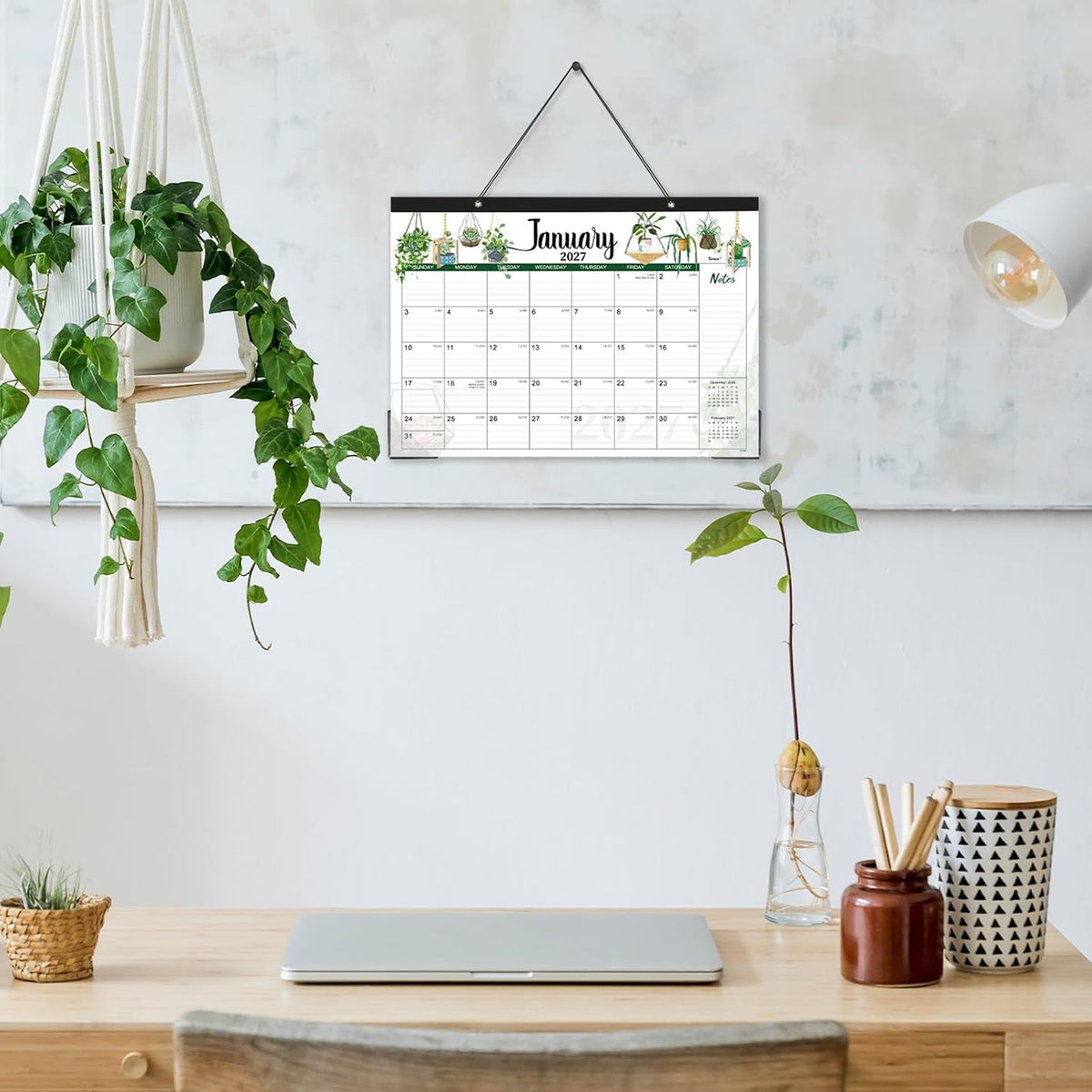 2027 Desk Calendar - Desktop Calendar 2027, JAN. 2027 - DEC. 2027