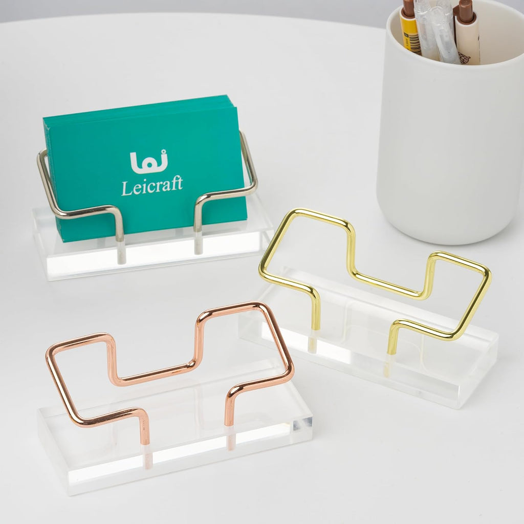 Business Card Holder for Desk, Modern Card Organizers