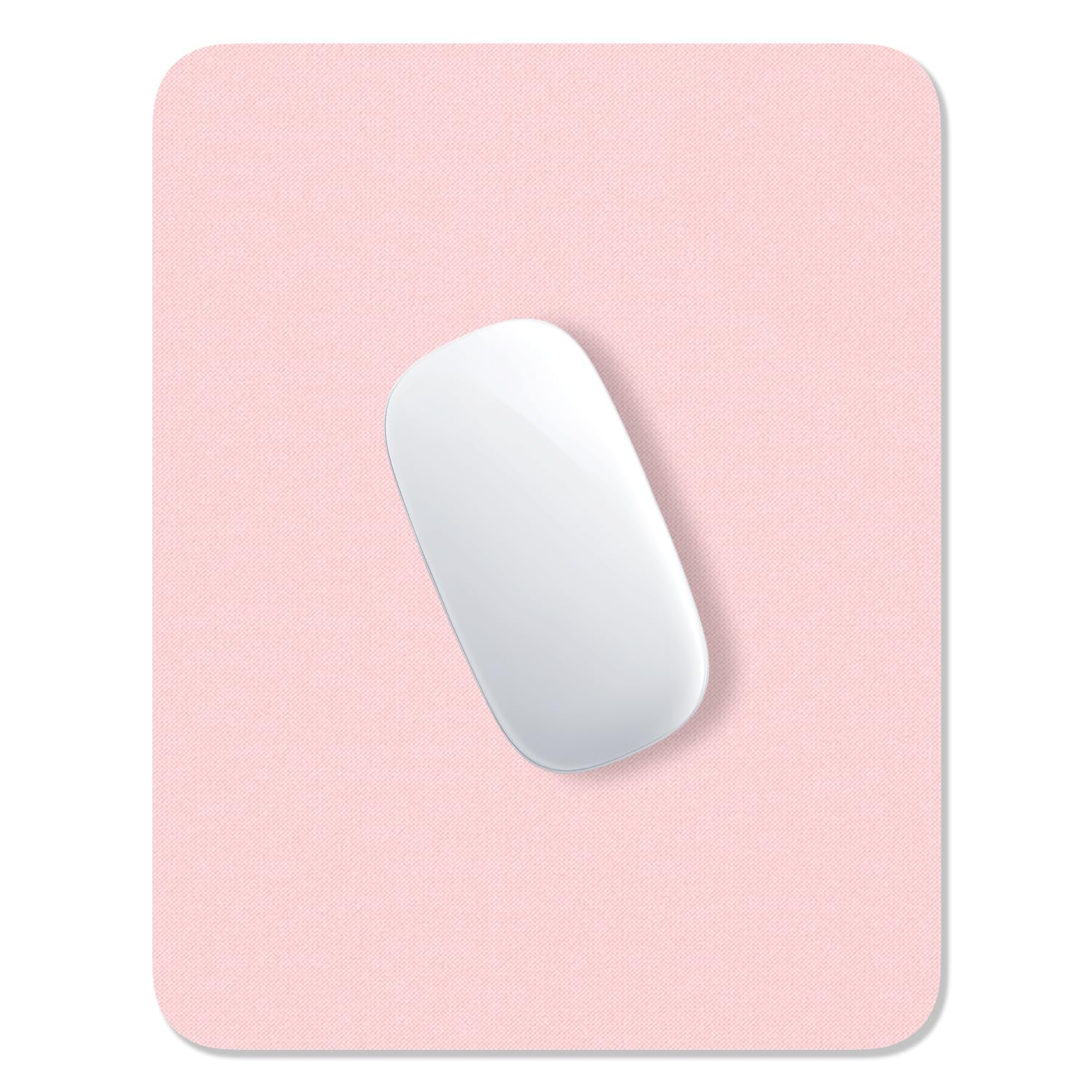 Hsurbtra Mouse Pad, Premium-Textured Square Mousepad 10.2 x 8.3 Inch, Stitched Edge Anti-Slip Waterproof Rubber Pretty Cute Computer Mat for Office Gaming Laptop Women Kids Sage Green