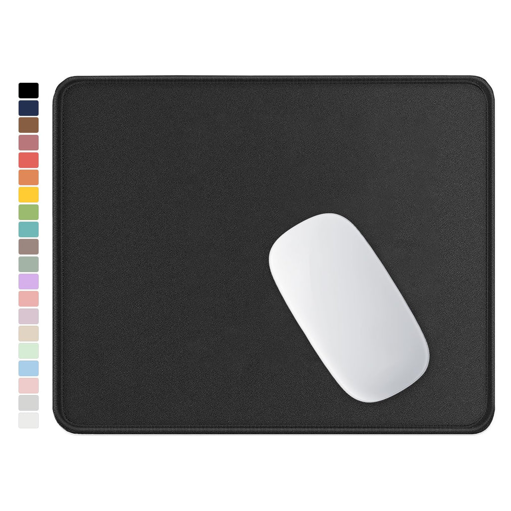 Hsurbtra Mouse Pad, Premium-Textured Square Mousepad 10.2 x 8.3 Inch, Stitched Edge Anti-Slip Waterproof Rubber Pretty Cute Computer Mat for Office Gaming Laptop Women Kids Sage Green