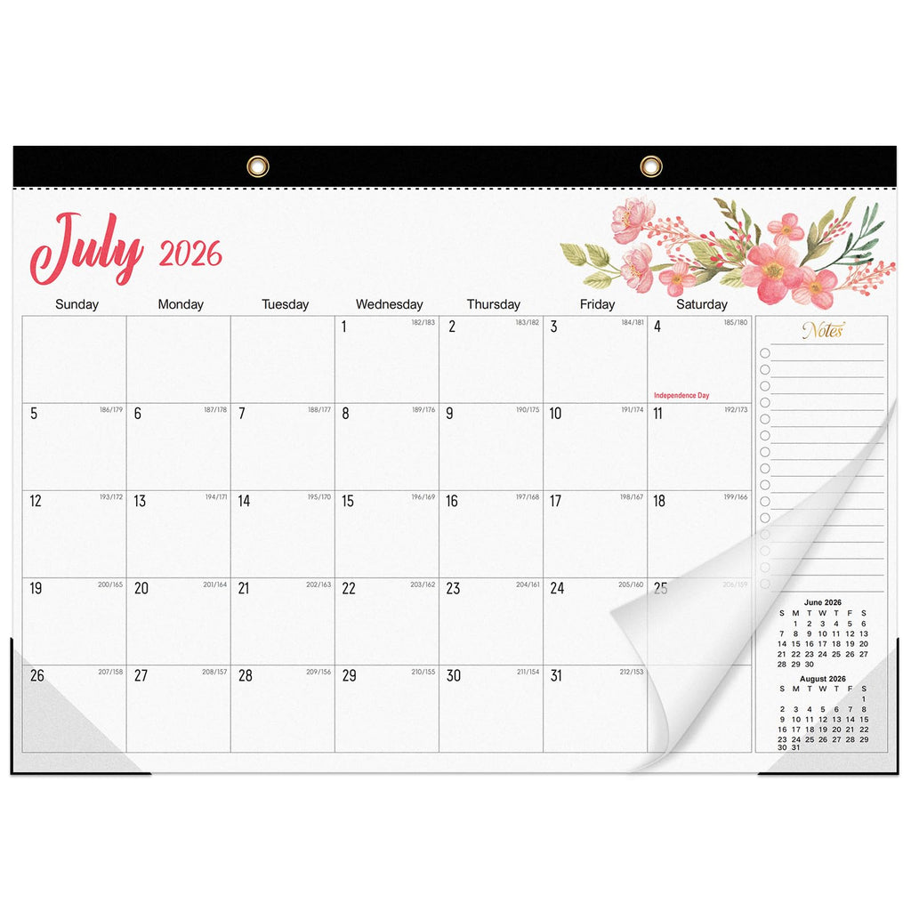 Tcamp Desk Calendar 2026-2027, Large Desktop/Wall Monthly Calendar