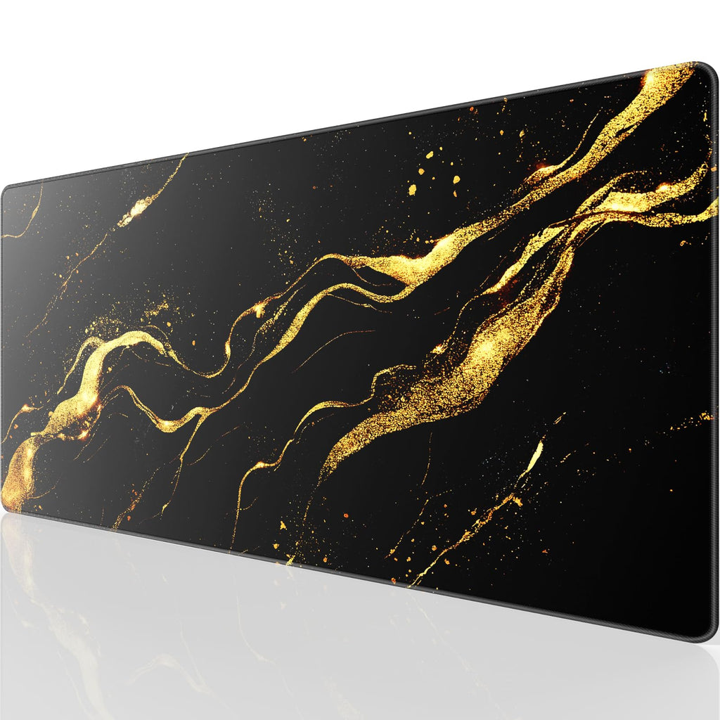 KTRIO Large Gaming Mouse Pad Desk Mat for Gamer, 31.5" x 11.8", Black, XL