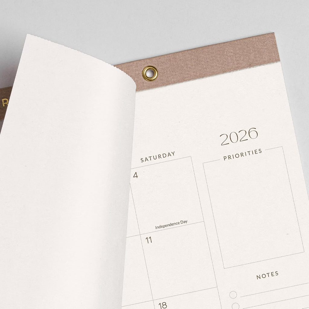 Desk Calendar 2026-2027, 18 Months Academic Calendar 15" x 12" Desktop Calendar from July 2026 to December 2027 With Large Day Block, Desk Planner for Teacher Family School Office Supplies