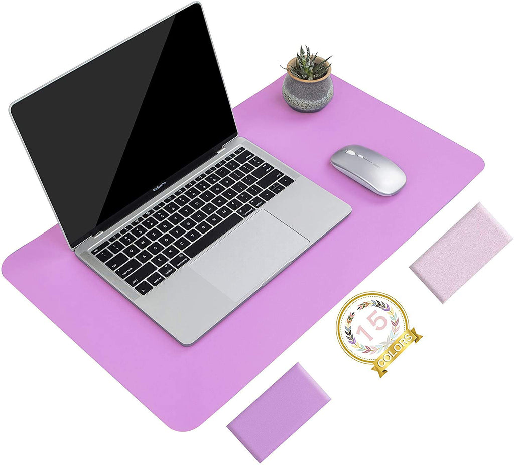 YSAGi Non-Slip Leather Desk Pad, Waterproof Laptop Computer Desk Keyboard Mat, Table Protector Blotter Mat, Large Mouse Pad for Office/Work/Home/Decor(Olive Green, 31.5" x 15.7")