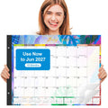Large Desk Calendar 2026-2027,Jul 2026-Dec 2027,Gannyfer 18-Month Calendar