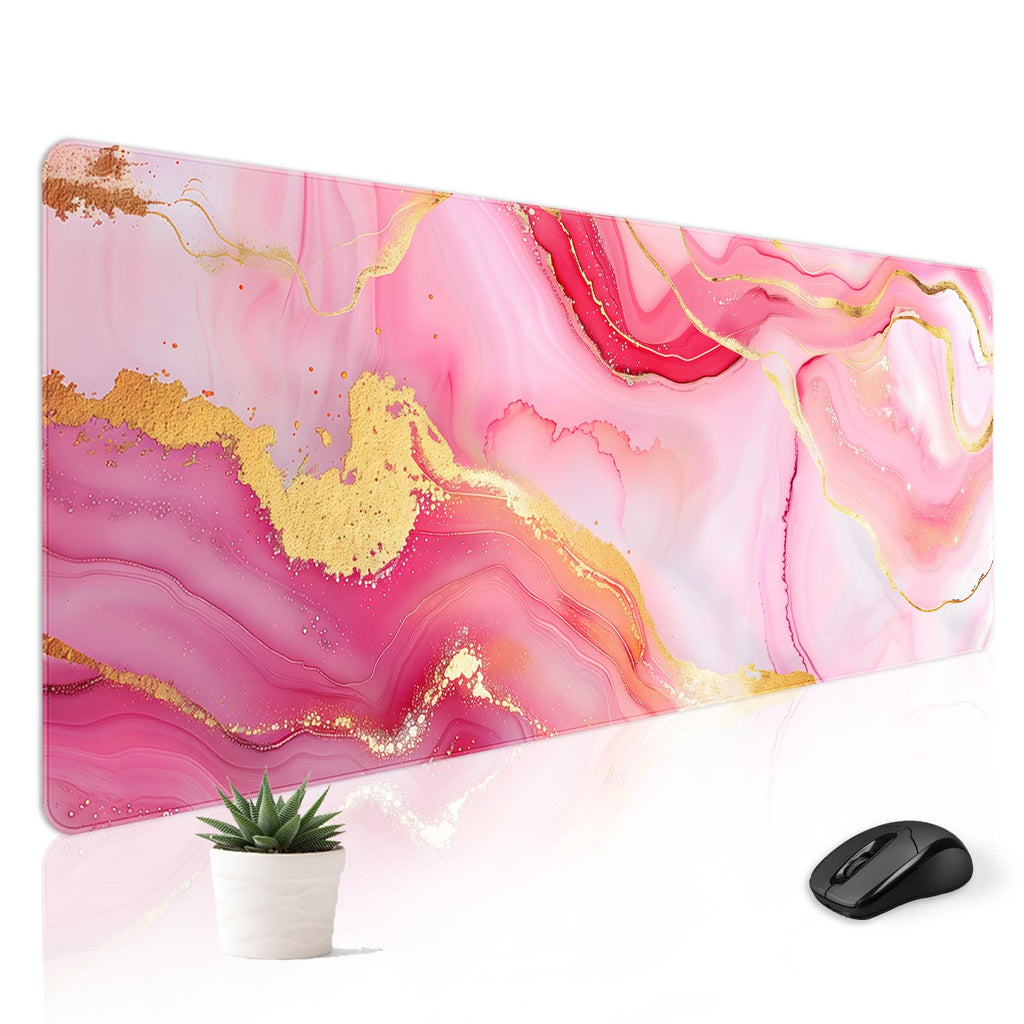 Cute Desk Mat for Keyboard Desktop Extra Large Mouse Pad, Castle