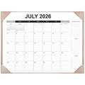 Desk Calendar 2026-2027 with Desk Mat – 22" x 17" Large Desk Pad Calendar Runs from July 2026 to December 2027, Office Supplies Desktop Monthly Calendar for Home & Office