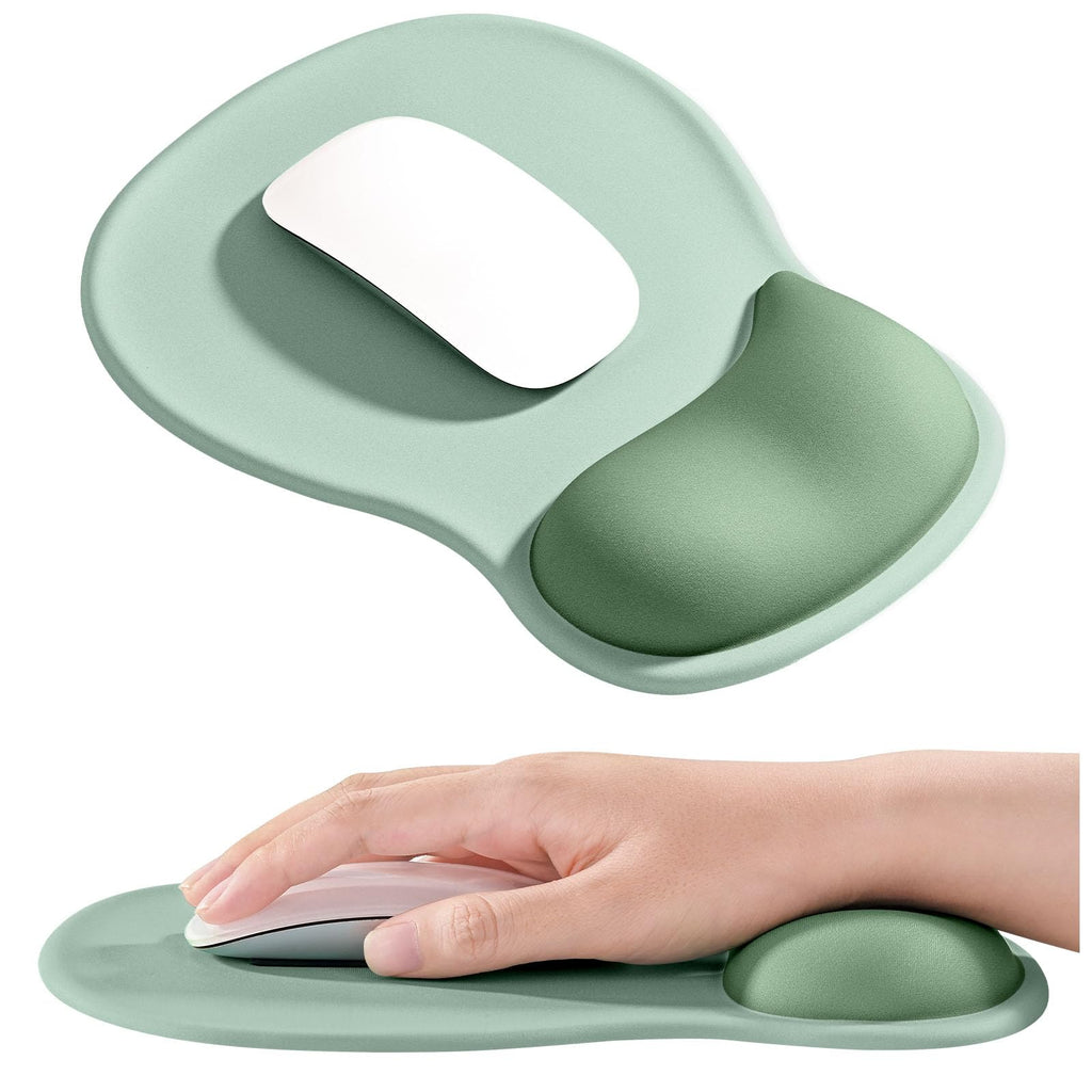 EooCoo Mouse Pad with Gel Wrist Rest, Ergonomic Mousepad Wrist Alignment
