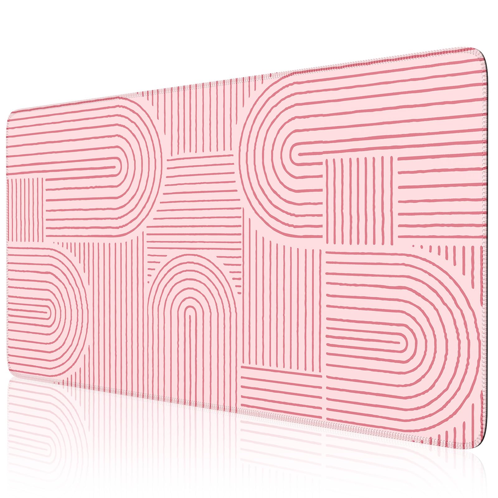 iCasso Desk Mat,Cute Desk Cover for Women,35.4x15.7in,Checkered