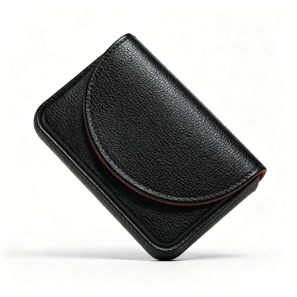 Business Card Holder，PU Leather Business Card Case Wallet White