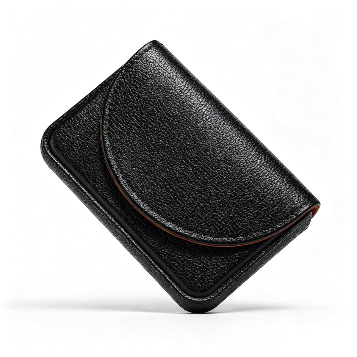 Business Card Holder，PU Leather Business Card Case Wallet White