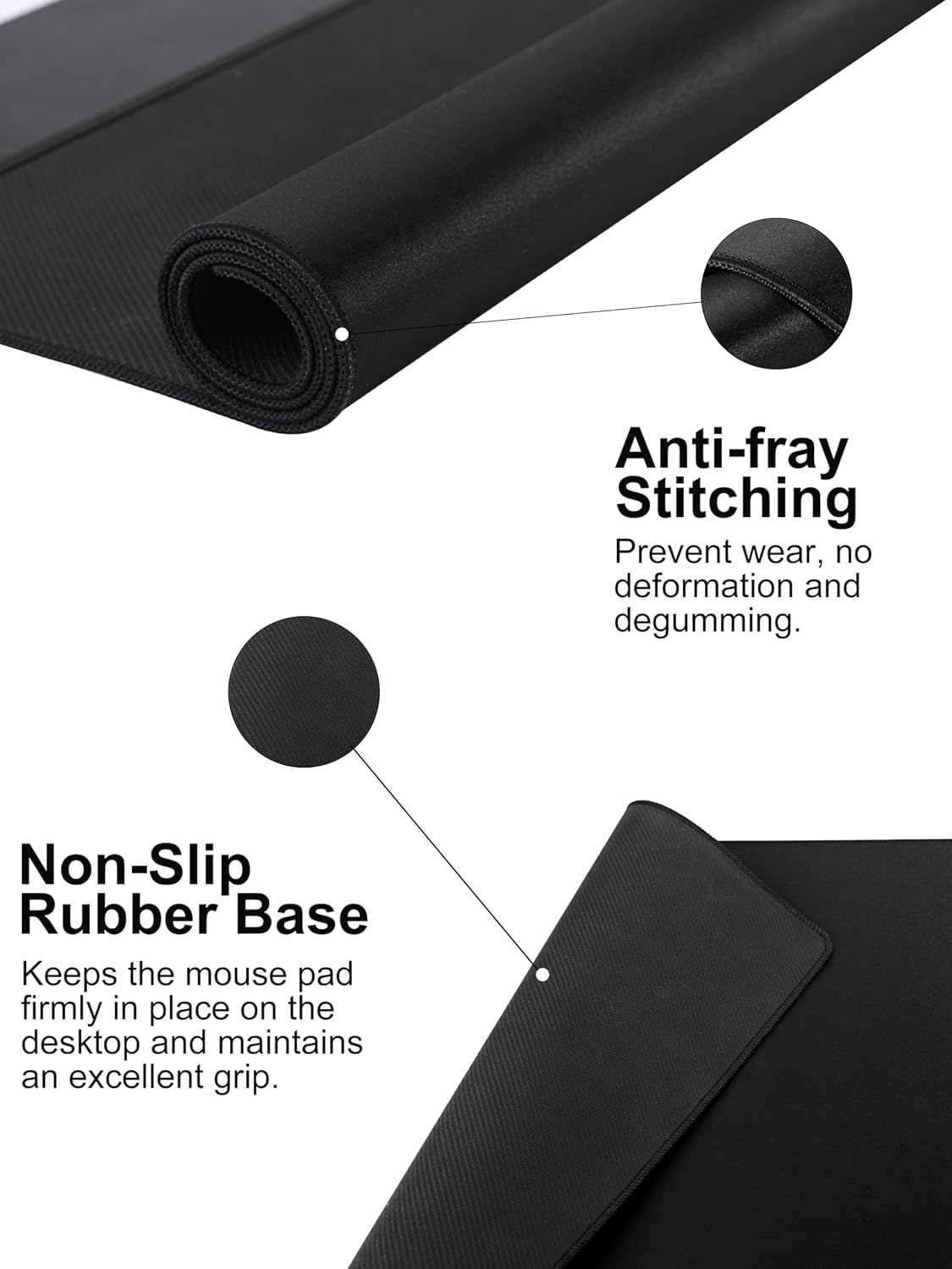 TopMade Wireless Charging Mouse Pad, 31.5"x15.75" XXL Large Desk Pad