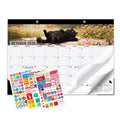 Desk Calendar 2026-2027, 15 Month Oct 2026 - Dec 2027, 17x12,Colorful