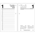 AT-A-GLANCE 2027 Desk Calendar Refill, Daily Desk Pad Refill, 3.5" x 6", Standard, Loose-Leaf, Recycled (E717R5027)