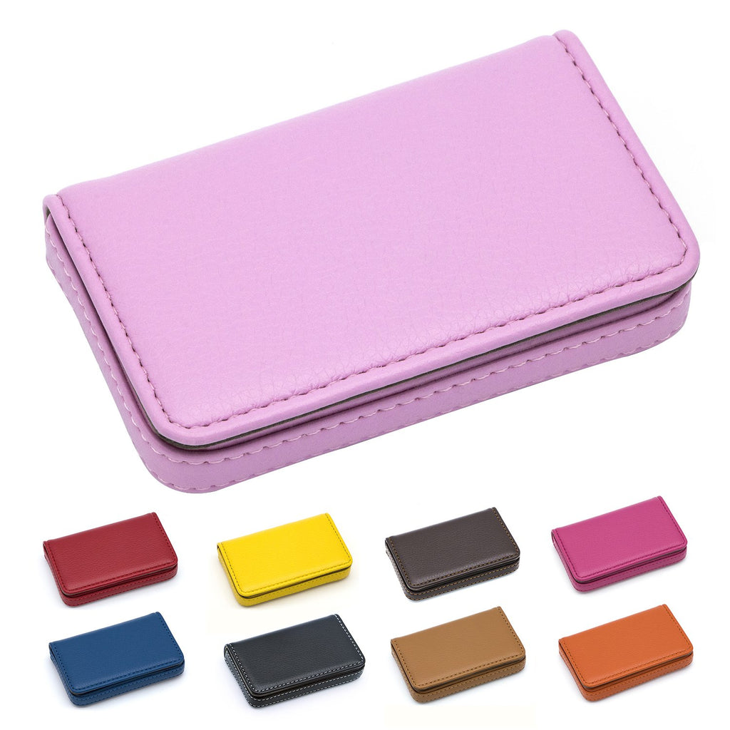 Padike Business Name Card Holder Luxury PU Leather,Business Name Card Holder Wallet Credit card ID Case/Holder For Men & Women - Keep Your Business Cards Clean