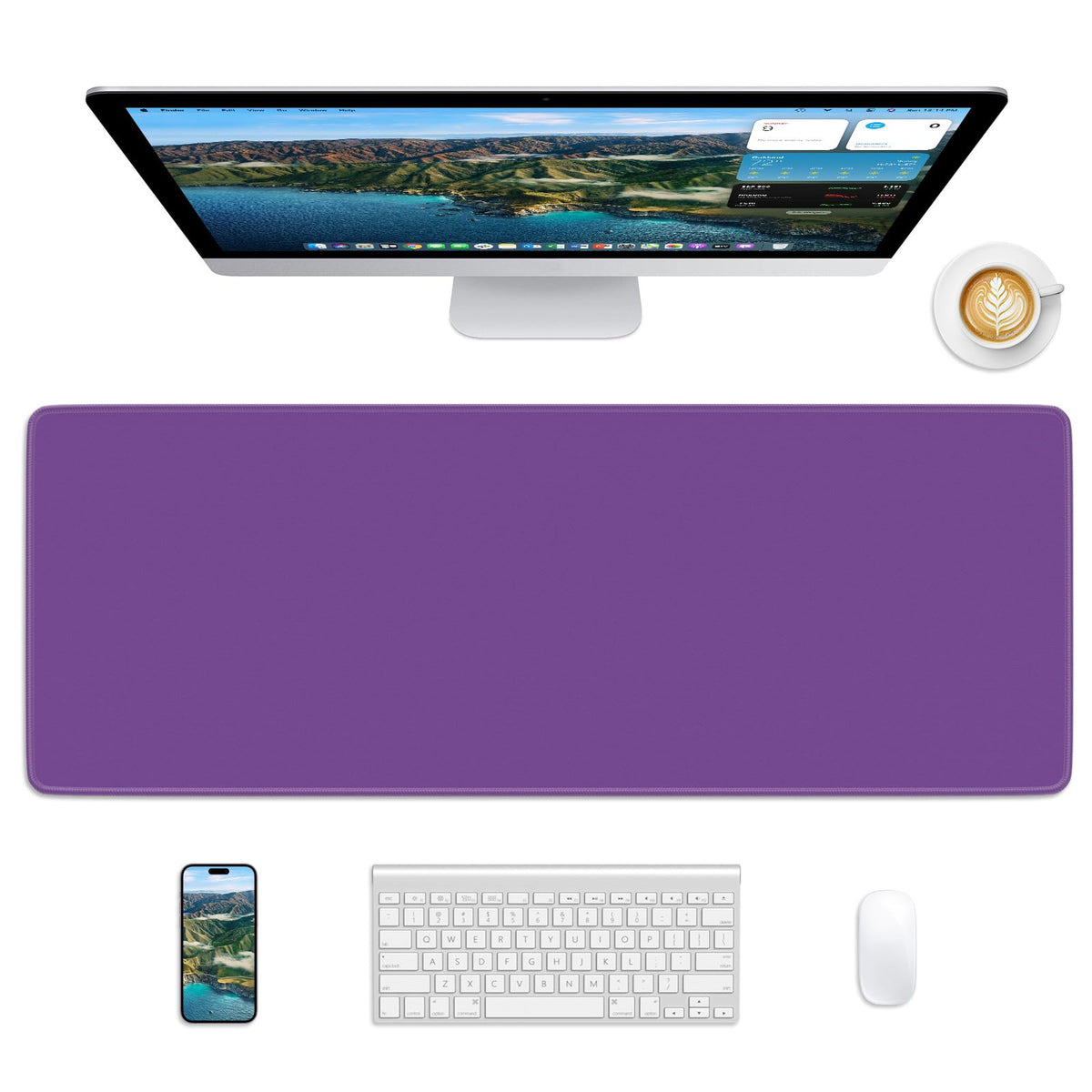 Mouse Pad 31.5x11.8in Large Desk Mat Non-Slip for Office