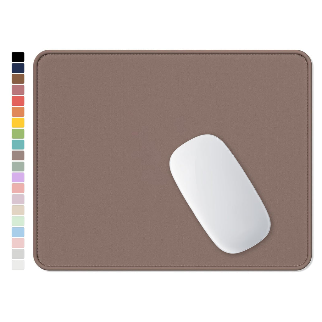 Hsurbtra Mouse Pad, Premium-Textured Square Mousepad 10.2 x 8.3 Inch, Stitched Edge Anti-Slip Waterproof Rubber Pretty Cute Computer Mat for Office Gaming Laptop Women Kids Sage Green