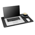 Gallaway Leather Desk Mat, Office Writing Desk Pad, Large 36" x 17" Dark Brown, for Top of Desks, Gift Ready Elegant Computer Desk Cover Protector PU Leather