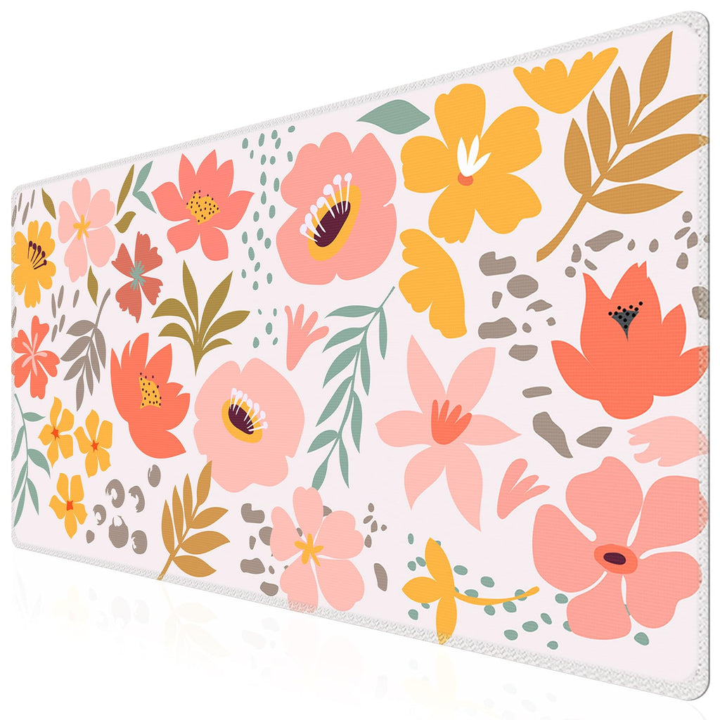 iCasso Desk Mat,Cute Desk Cover for Women,35.4x15.7in,Checkered