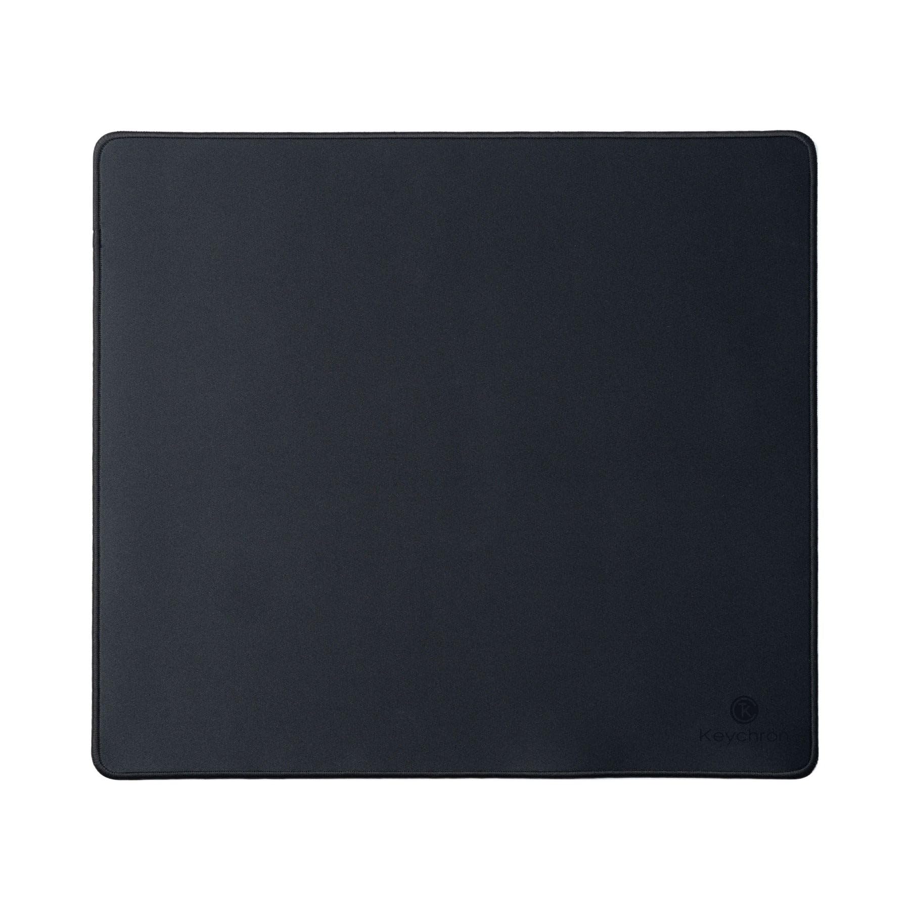 Keychron XL Gaming Mouse Pad Desk Mat, 35.4" × 15.7", Soft Micro-Weave Surface, Non-Slip Rubber Base, Anti-Fray Stitched Edges, Extended Large Mousepad for Gaming & Office – Black