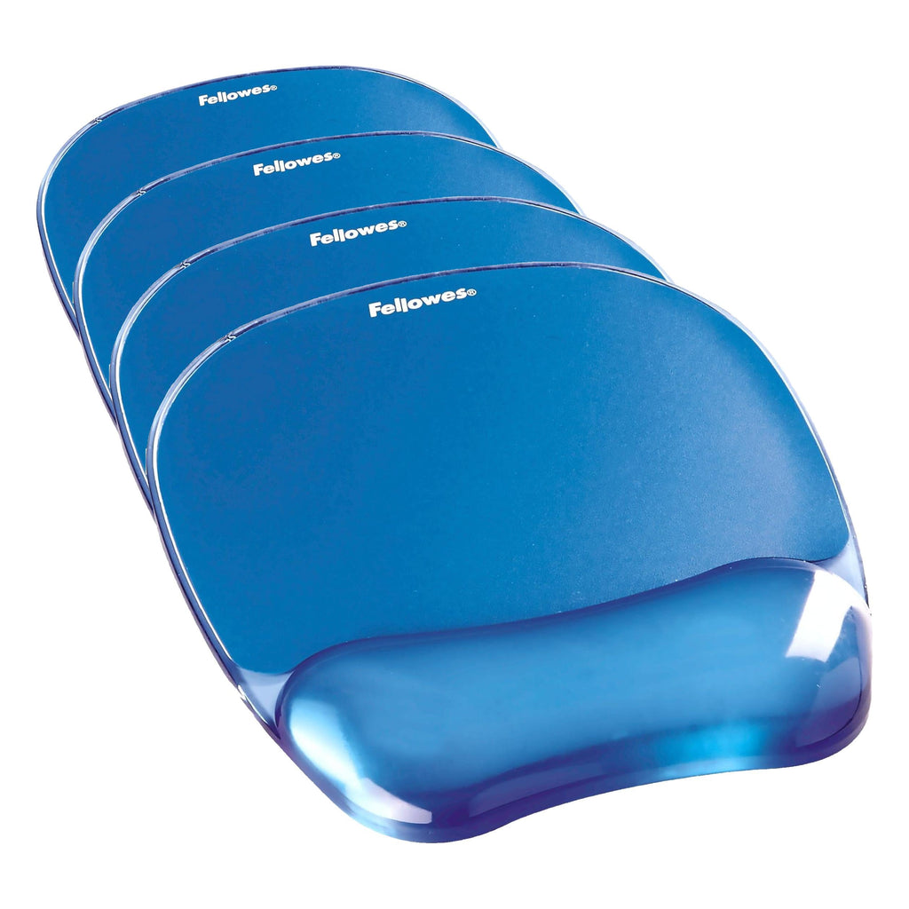 Fellowes Crystals Gel Mouse Pad with Wrist Rest - Purple (91441)