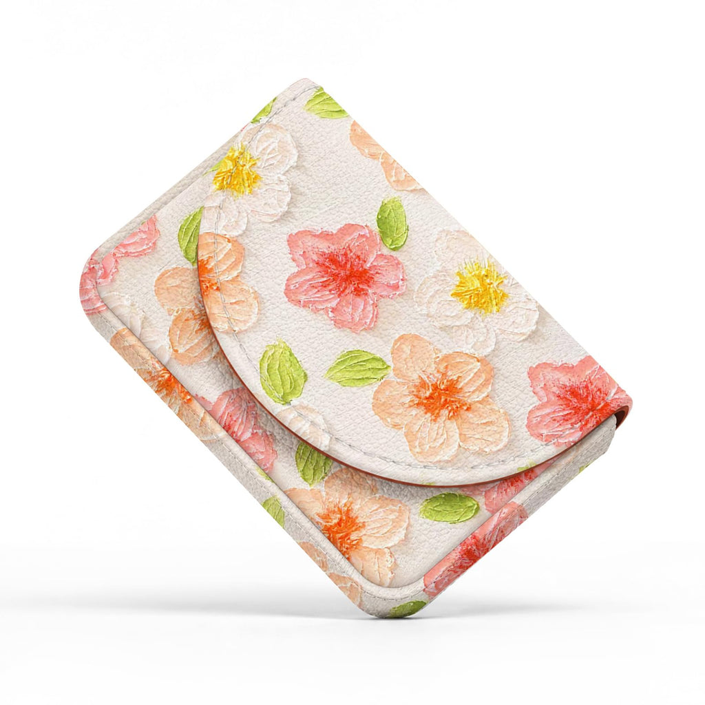 Business Card Holder，PU Leather Business Card Case Wallet White