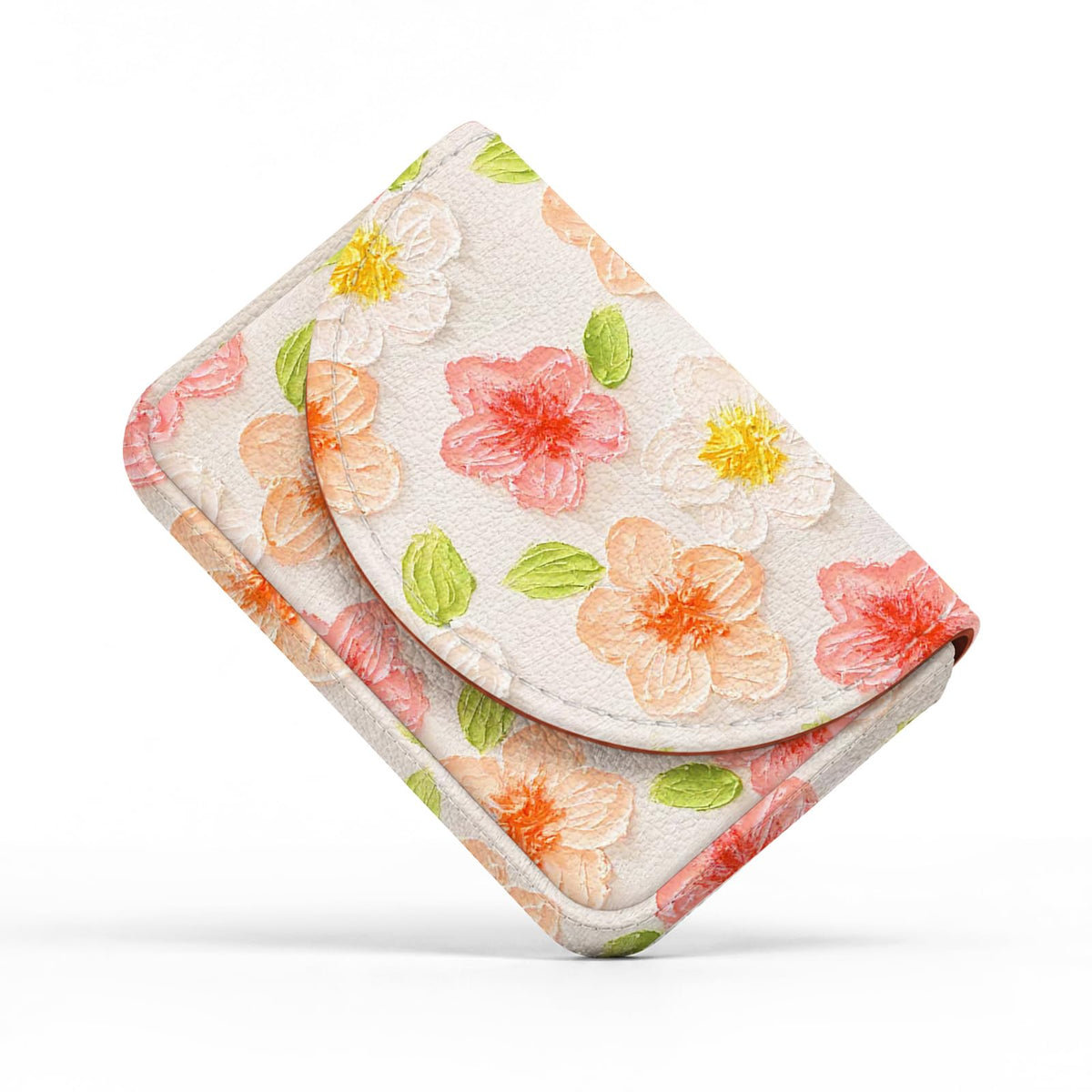 Business Card Holder，PU Leather Business Card Case Wallet White