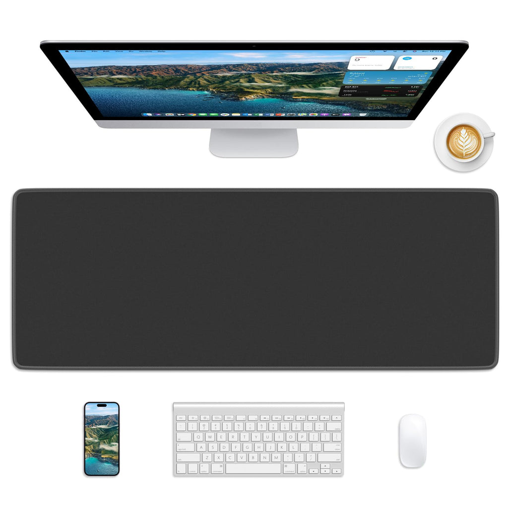 Mouse Pad 31.5x11.8in Large Desk Mat Non-Slip for Office