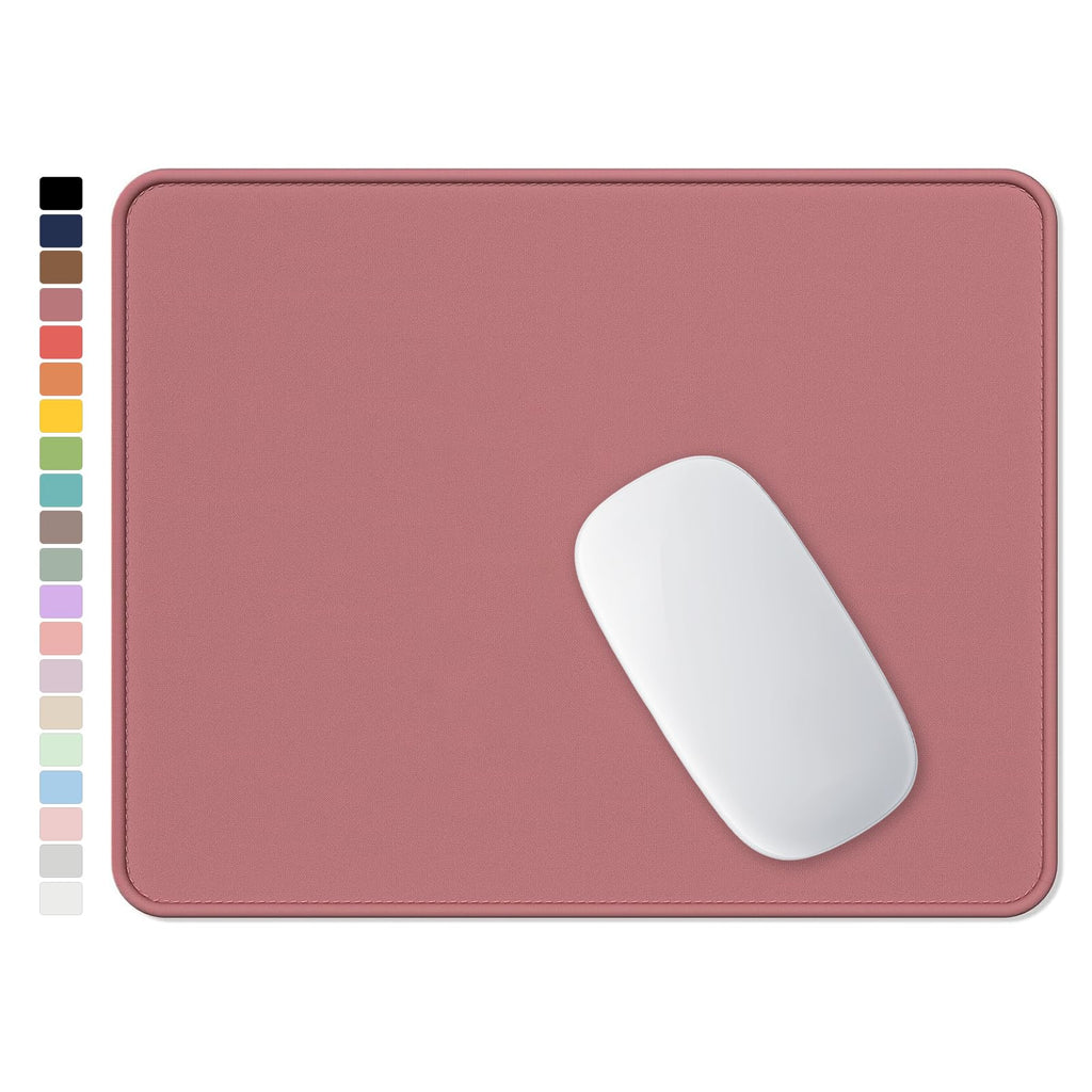 Hsurbtra Mouse Pad, Premium-Textured Square Mousepad 10.2 x 8.3 Inch, Stitched Edge Anti-Slip Waterproof Rubber Pretty Cute Computer Mat for Office Gaming Laptop Women Kids Sage Green