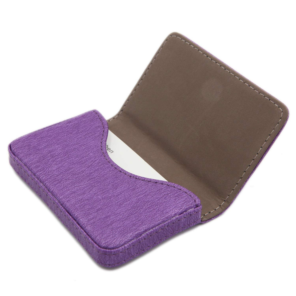 RFID Blocking Wallet - Minimalist Leather Business Credit Card Holder with Magnetic - Red