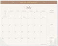 Desk Calendar 2026-2027, 18 Months Academic Calendar 15" x 12" Desktop Calendar from July 2026 to December 2027 With Large Day Block, Desk Planner for Teacher Family School Office Supplies