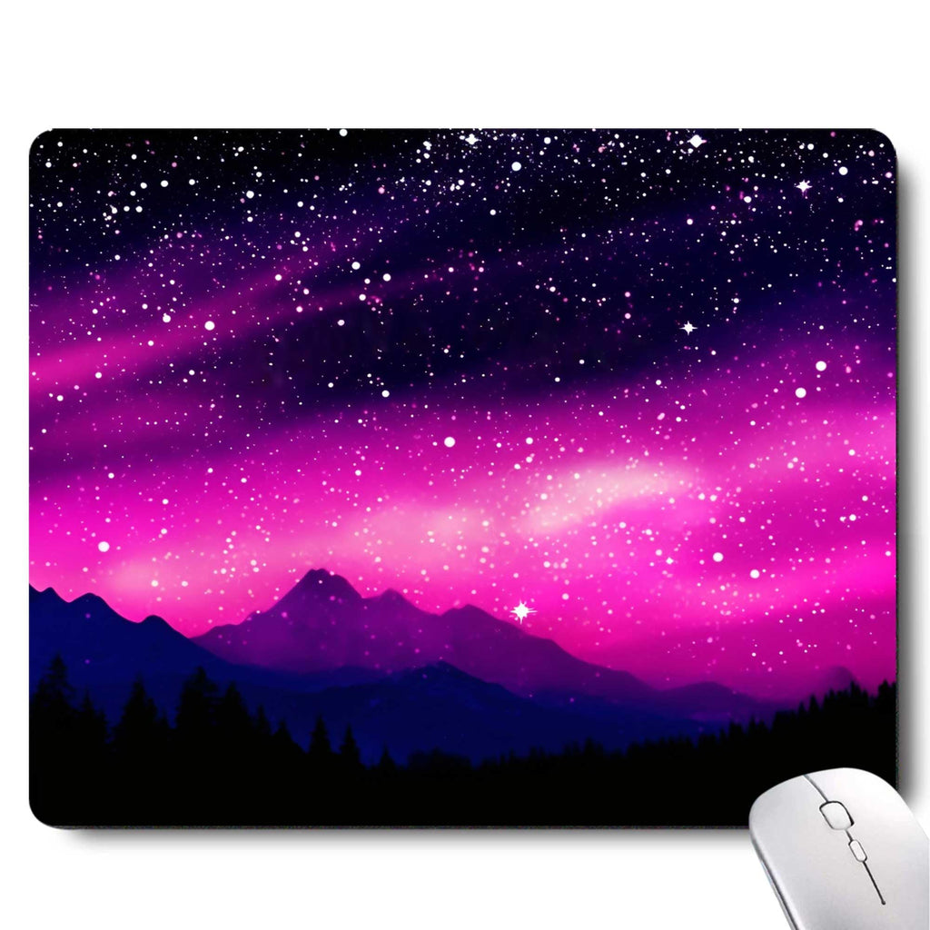 Gorgeous Flowers Plants Mouse Pad,Pink Floral Rose Mouse Pads for Desk,Soft Computer Mouse Mat Cute Mousepad Cloth Computer Mouse Pads for Women,Square Waterproof Non-Slip Rubber Base MousePads