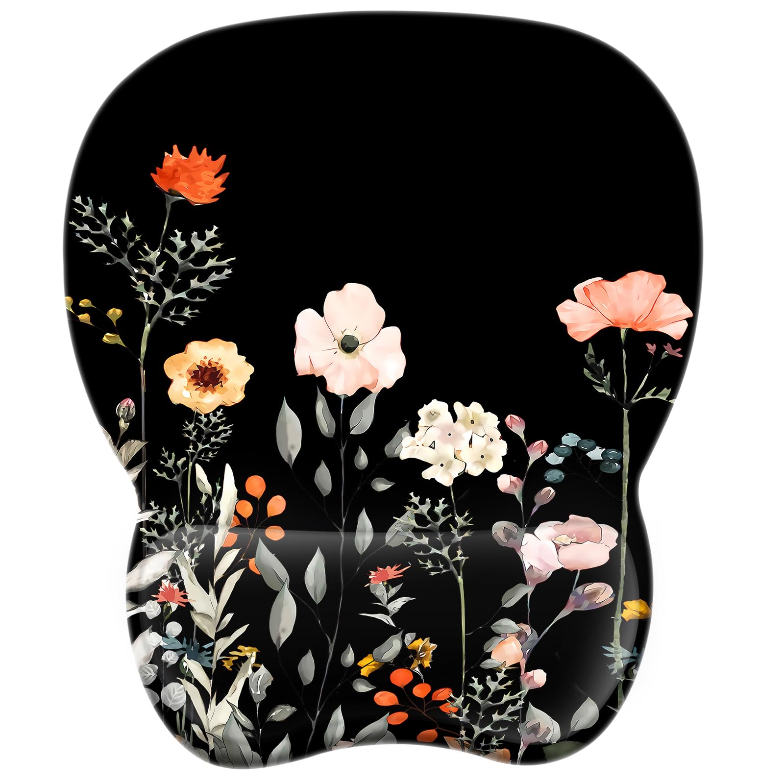 EooCoo Ergonomic Mouse Pad with Wrist Rest, Memory Foam Support Mousepad
