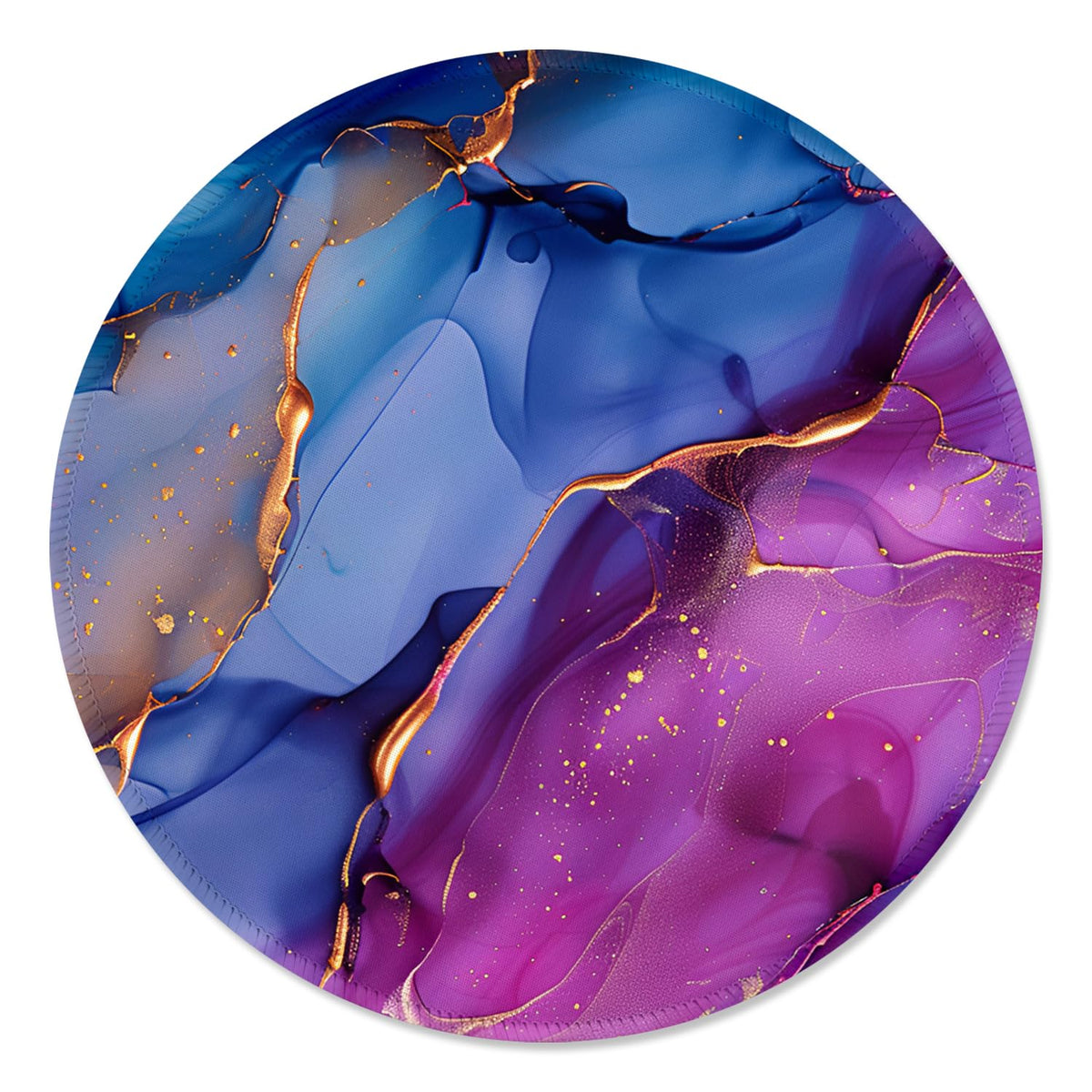 ITNRSIIET Marble Round Mouse Pad Pink Marble Customized Premium-Textured Washable Desktop Protection Mouse Mat with Non-Slip Rubber Base 7.87×7.87×0.12 inches, Pink Marble