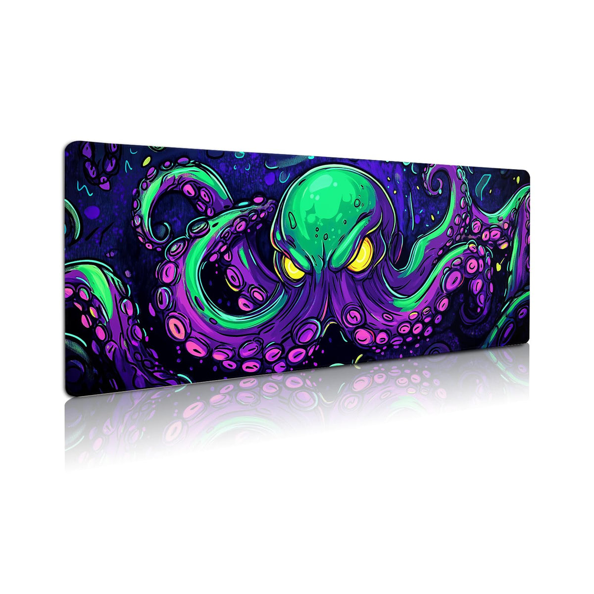 Extended Gaming Mouse Pad, Large Mouse Mat 3 mm Nature Rubber Base Mousepad with Stitched Edges, Non-Slip Desk Mat for Office Home Great Gift 31.5x11.8 Inch (Dark Canyon 5)