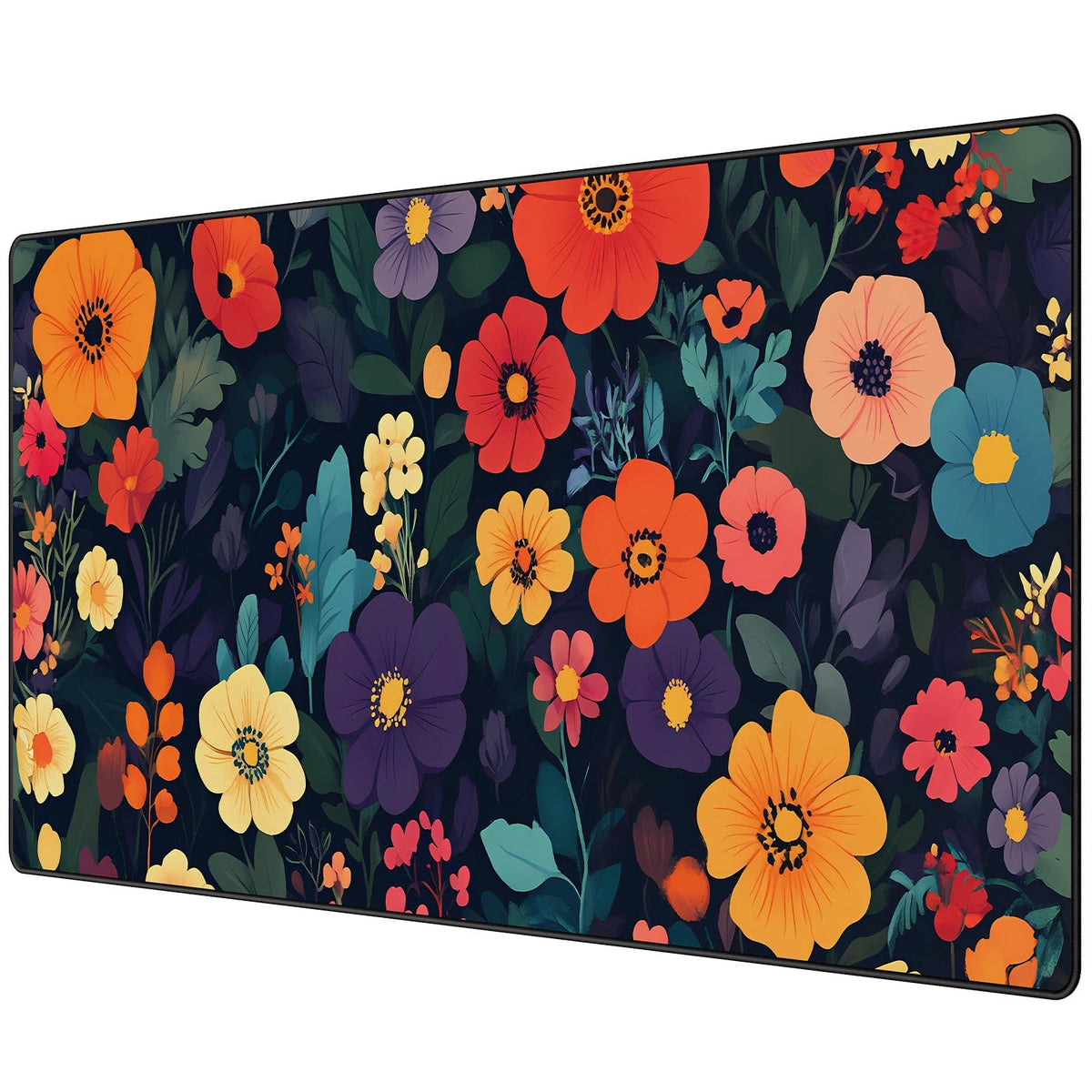 JIALONG Large Gaming Mouse Pad Extended Desk Mat XXL Mousepad with Non-Slip Keyboard Pad for Office Laptop, Computer and PC - 35.4 x 15.7 inches World Map