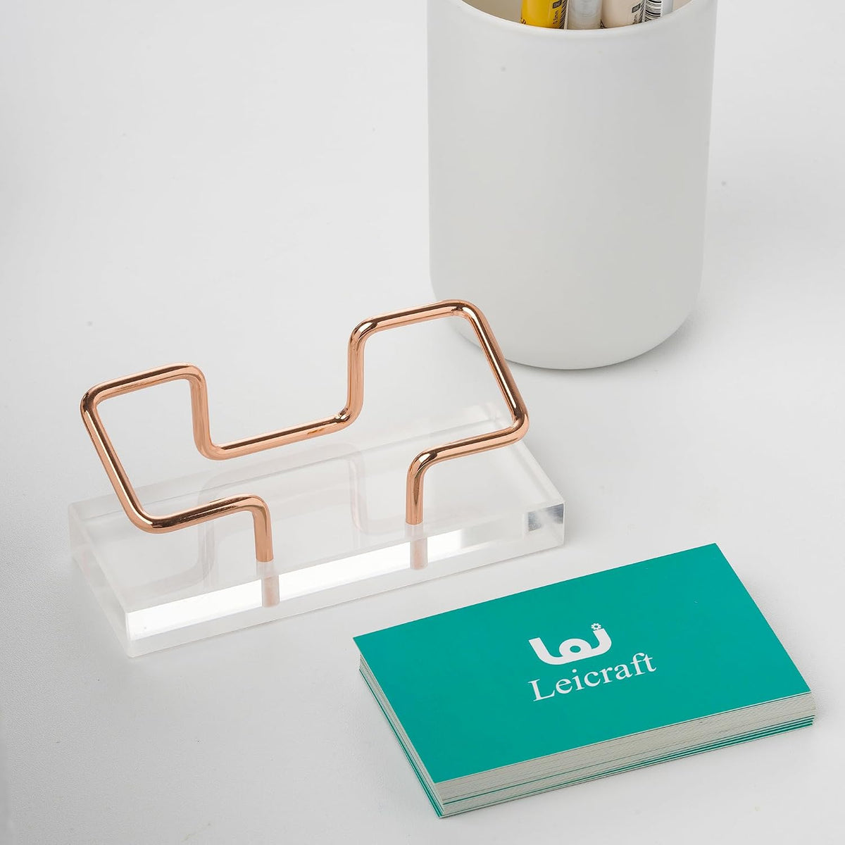 Business Card Holder for Desk, Modern Card Organizers
