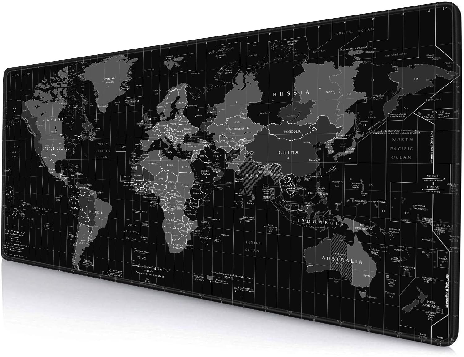 Large Gaming Mouse Pad with Stitched Edges, Galaxy Desk Mat, Extended XL Keyboard Pad, Non-Slip Rubber Base Desk Pad for Keyboard and Mouse, 31.5X11.8 inch