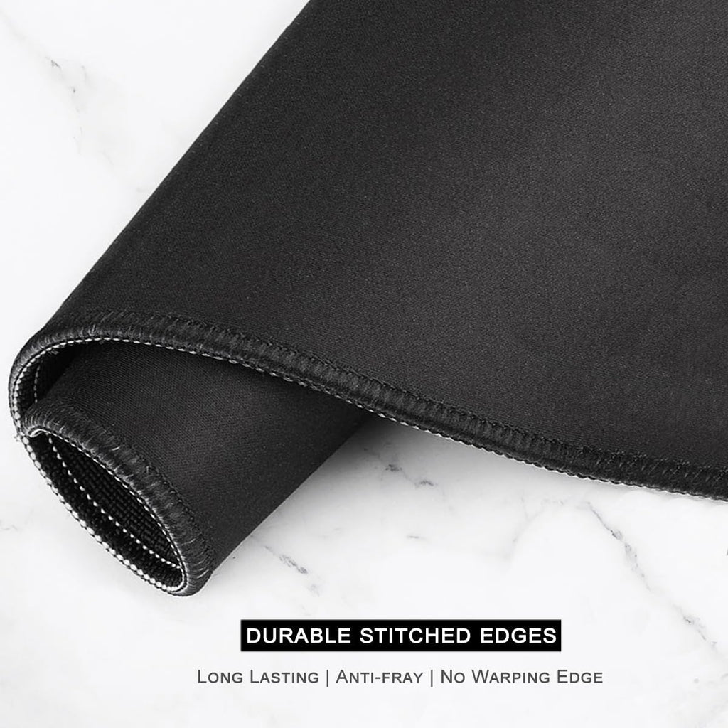 Auhoahsil Desk Mat, Ultra Large Mouse Pad, XXL Gaming Mousepad, Green Tropical Leaves Deskpad, Big Extended Full Size Mouse Pad, Desktop Desk Matt for Keyboard, Laptop & Computer, 35.5 x 15.7 in