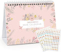Mokani Small Desk Calendar 2026-2027, Desktop Calendar Oct.2026-Dec.2027