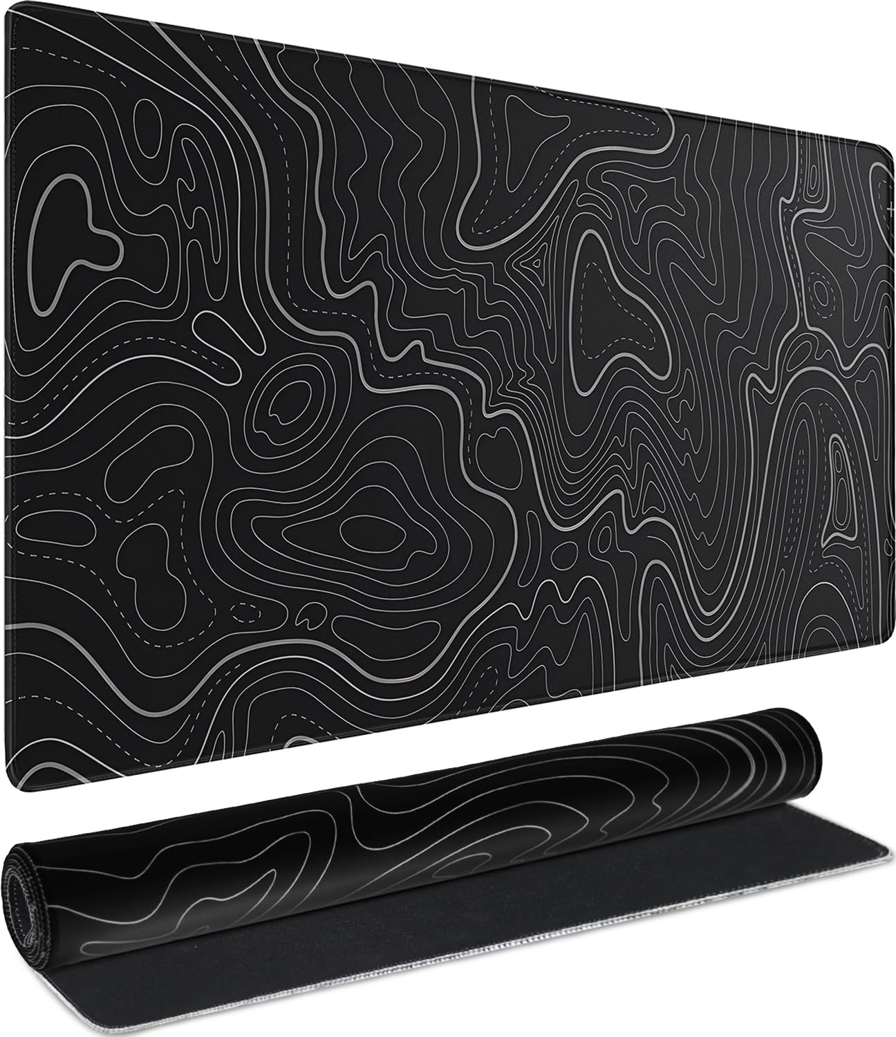 Large Gaming Mouse Pad, Waterproof Extra Large Mousepad with Stitched Edges