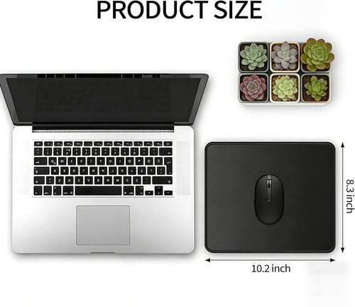 12 Pack Mouse Pads Bulk, Black Mouse Pads for Desk, Office and School